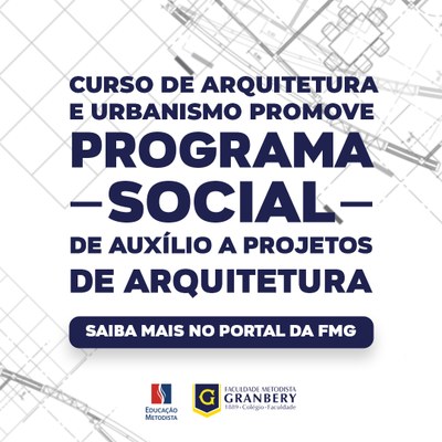 Curso de Arquitetura e Urbanismo abre inscrições para a seleção de projetos de arquitetura