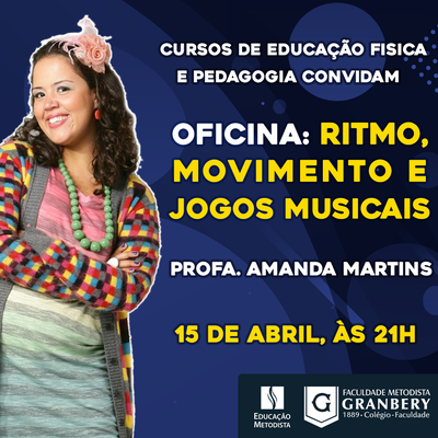 Educação Física e Pedagogia promovem oficina no campo da música