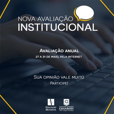 Participe da Avaliação Institucional 2019