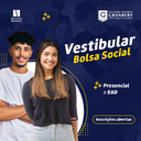 Inscrições abertas: Bolsa Social Granbery de até 100% em cursos presenciais e a distância para calouros