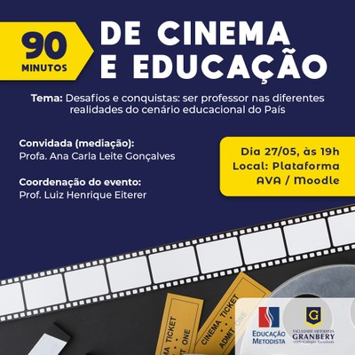 Mais uma edição do projeto “90 minutos de Cinema e Educação”