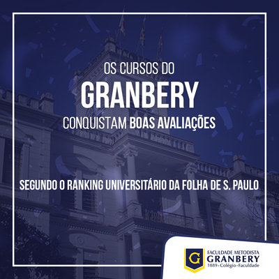 Ranking Universitário Folha confirma qualidade de cursos do Granbery
