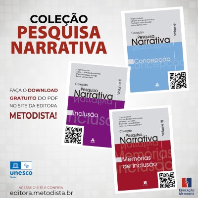 Três volumes de Pesquisa Narrativa, do PPGE, estão com acesso gratuito na Editora Metodista